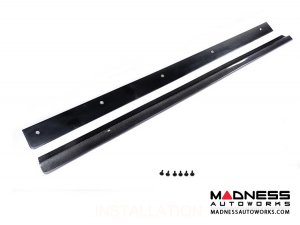 Mercedes-Benz W204 C63 AMG Side Skirts - Carbon Fiber Mercedes-Benz W204 C63 AMG Side Skirts - Carbon Fiber